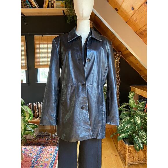 Vintage Leather Jacket - Picture 3 of 6